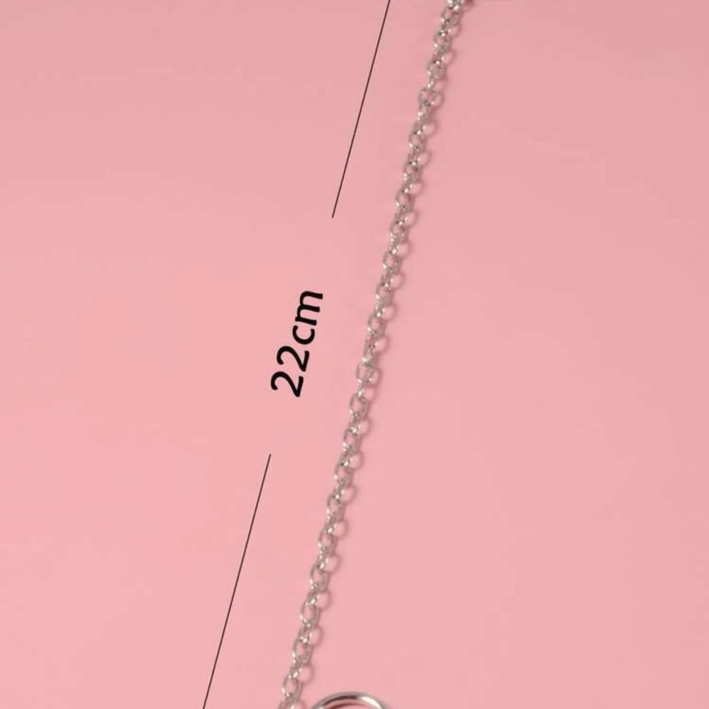 New Y2K Sterling Silver Temperature Heart Charm Mood OT Buckle Chain Bracelet - Picture 10 of 13